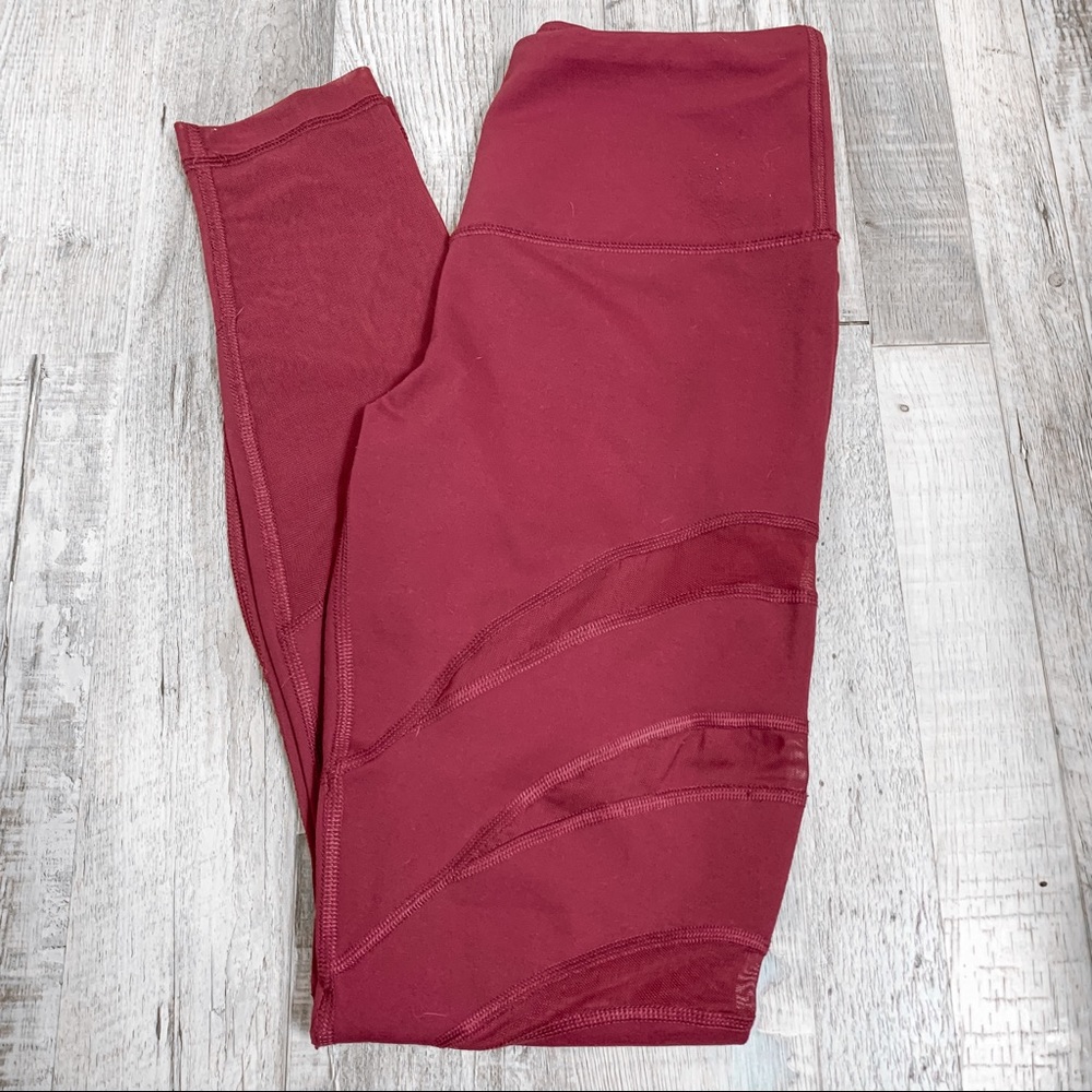 SOLD🌈 pink yogalicious leggings with mesh